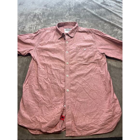 Mountain Khakis Relaxed Fit Red Short Sleeve Button Up Size‎ Large - Picture 1 of 6